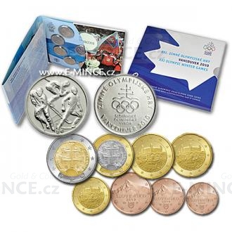 2010- Slovakia 3,88 € XXI. Olympic Winter Games Vancouver - BU
Click to view the picture detail.