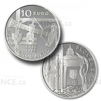 2013 - Slovakia 10 € - Jozef Karol Hell - 300th Anniversary - Proof
Click to view the picture detail.