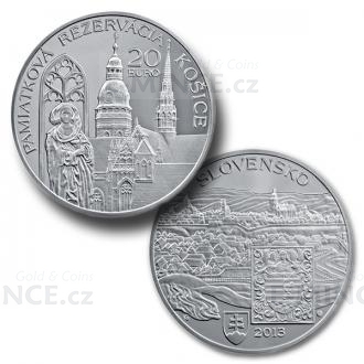 2013 - Slovakia 20 € - Historical Preservation Area Košice - Proof
Click to view the picture detail.
