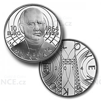 2014 - Slovakia 10 € - Jozef Murgas - 150th Anniversary - Proof
Click to view the picture detail.