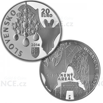 2014 - Slovakia 20 € - Conservation Area of Dubník Opal Mines - Proof
Click to view the picture detail.