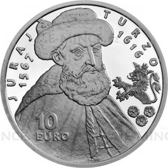 2016 - Slovakia 10 EUR Juraj Thurzo – the 400th Anniversary of his Death - Proof
Click to view the picture detail.