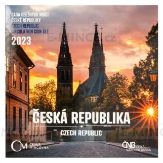2023 - Set of Circulation Coins Czech Republic - UNC
Click to view the picture detail.
