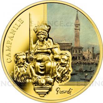 2016 - Niue 50 $ Venice: Campanile di San Marco Gold - Proof
Click to view the picture detail.