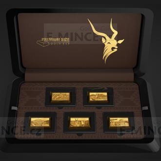 Premium Gold Bar Set Springbok 2015 - Proof Like
Click to view the picture detail.
