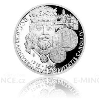 2016 - Niue 2 NZD Silver 1 Oz Coin Charles IV. - 700th Birth Anniversary - Proof
Click to view the picture detail.