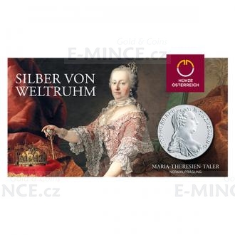 Maria Theresa Taler 1780 - Modern Re-strike in Blister Pack
Click to view the picture detail.