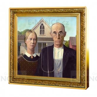 2019 - Niue 1 NZD American Gothic by Grant Wood 1 oz - proof
Click to view the picture detail.