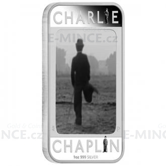 2014 - Tuvalu 1 $ - Charlie Chaplin: 100 Years of Laughter  - lenticular proof coin
Click to view the picture detail.