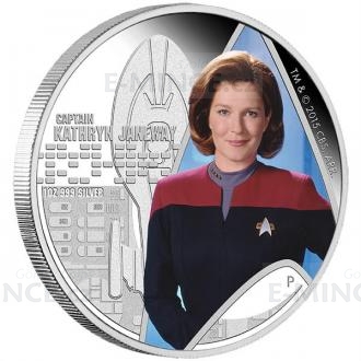 2015 - Tuvalu 1 $ Star Trek: Voyager - Captain Kathryn Janeway - Proof
Click to view the picture detail.