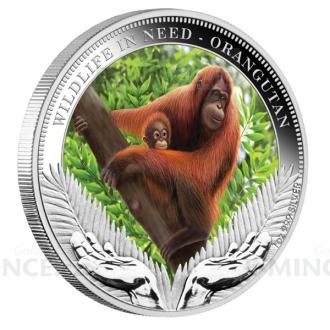 2011 - Tuvalu 1 $ - Wildlife in Need - Orangutan - proof
Click to view the picture detail.