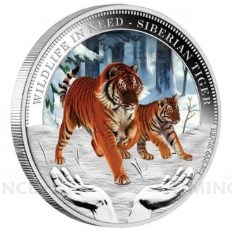 2012 - Tuvalu 1 $ - Wildlife in Need - Siberian Tiger - proof
Click to view the picture detail.