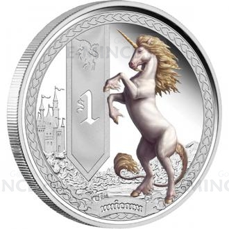 2013 - Tuvalu 1 $ - Mythical Creatures - Unicorn - proof
Click to view the picture detail.