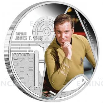 2015 - Tuvalu 1 $ Star Trek - Captain James T. Kirk - Proof
Click to view the picture detail.