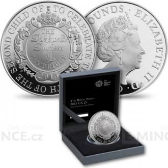 2015 - Great Britain 5 GBP The Royal Birth 2015 Silver Proof Coin
Click to view the picture detail.