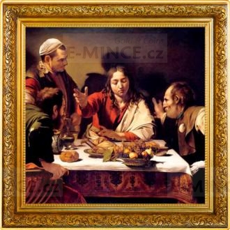 2022 - Niue 1 NZD Caravaggio: The Supper at Emmaus - proof
Click to view the picture detail.