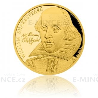 2016 - Niue 25 NZD Gold Half-ounce Coin William Shakespeare - Proof
Click to view the picture detail.